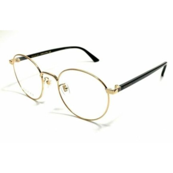 Gucci Unisex Gold Round Eyeglasses! - Picture 1 of 3